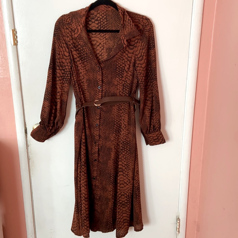 Sleeve Belted Shirt Dress!